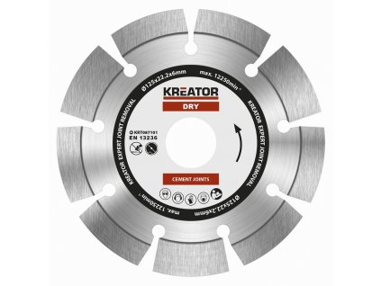 Diamantový brúsny kotúč KREATOR EXPERT 125 mm, segmentový