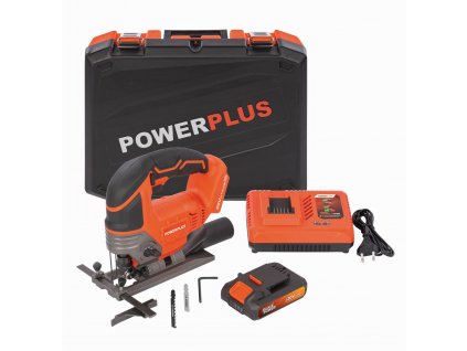 AKU priamočiara píla POWERPLUS 20V SET