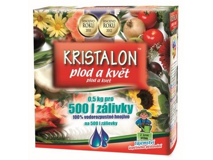 Hnojivo AGRO Kristalon Plod a kvet 0,5 kg