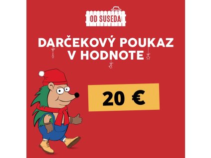 poukaz vanoce 24 20eur