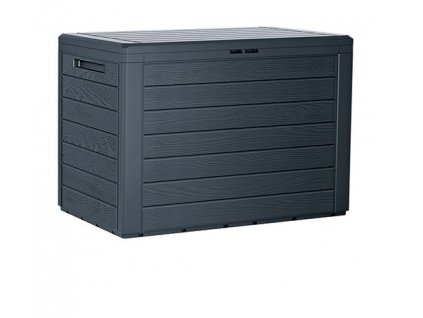 Záhradný box WOODEBOX 190 l - antracit 78 cm