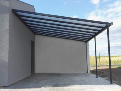 Hliníková pergola Terrassendach original 3,06 x 4,06 m - antracit