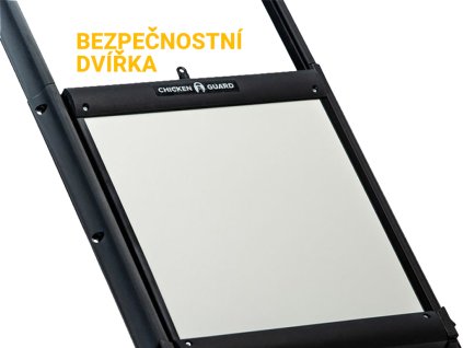 3511580 bezpecnostni dvirka s pojistkou ke kurniku chicken guard door 25x30