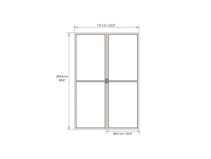 3516525 dvere s moskytierou pro palram torino san remo antracit