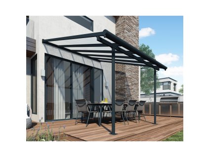 3508181 hlinikova pergola palram sierra 3000 antracit 3 x 3