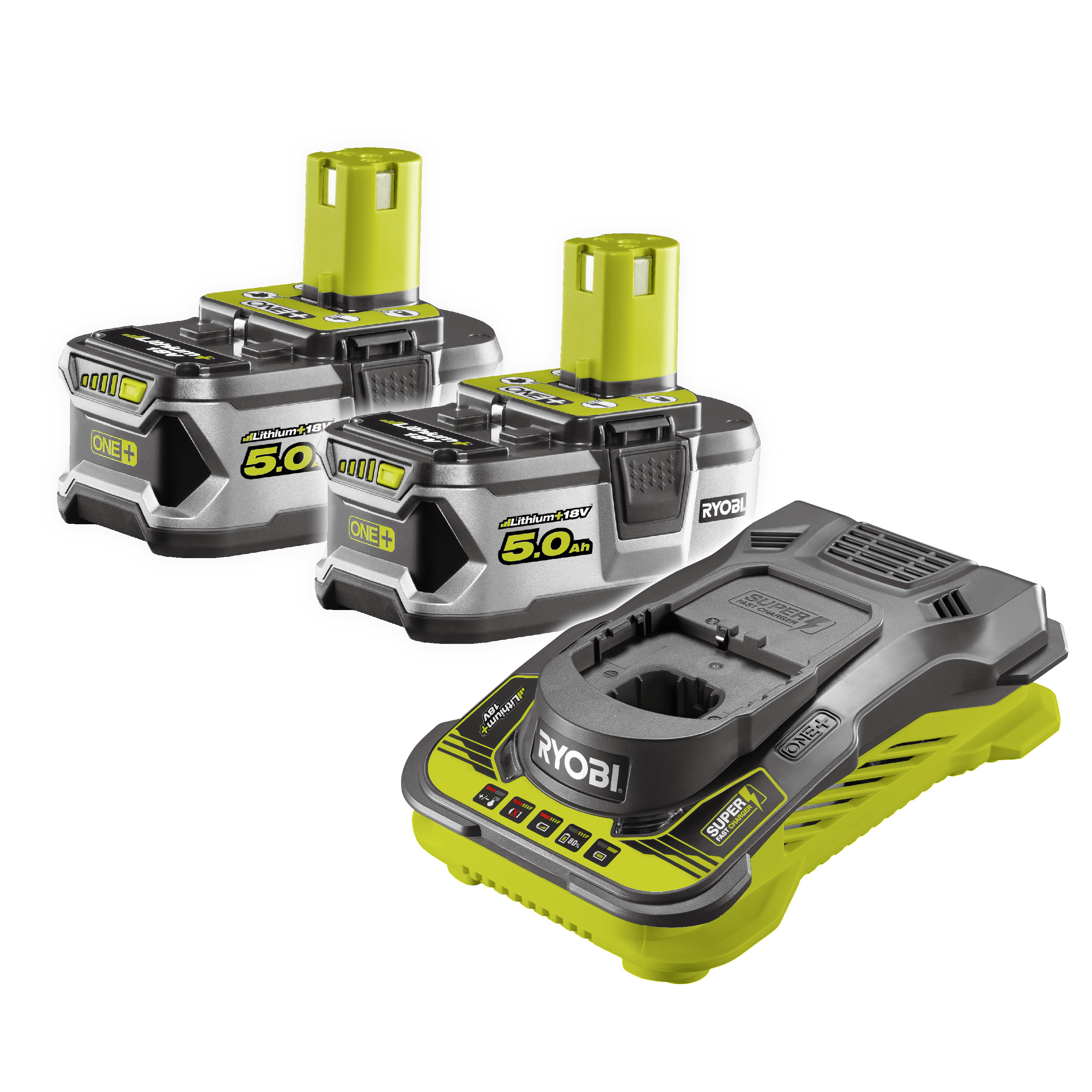 18V One Plus ™ 1x 9,0 Ah Lithium + HIGH ENERGY akumulátor a nabíjačka RYOBI RC18150-250 RY5133004422