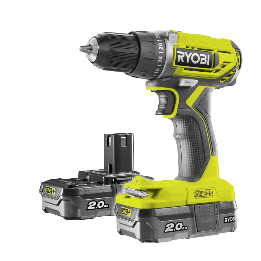 Skrutkovač RYOBI R18DD2-220S 18V + akumulátor + nabíjačka RY5133003821